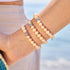 Champagne | Argent sterling 925 | Bracelet en perles d'eau douce